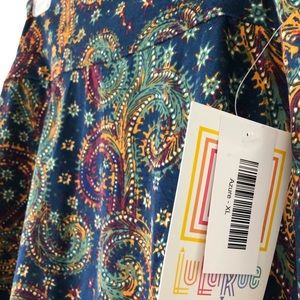 Paisley LulaRoe XL Azure skirt
